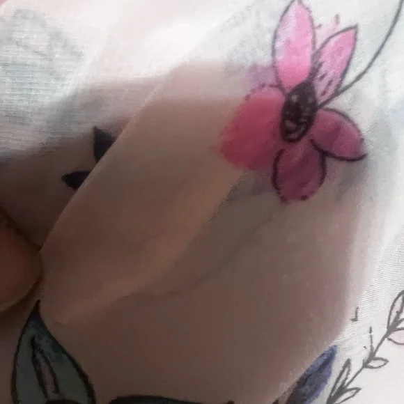 Eliza J Pink Floral Tiered Midi Dress / Plus Size 16 - Picture 8 of 14